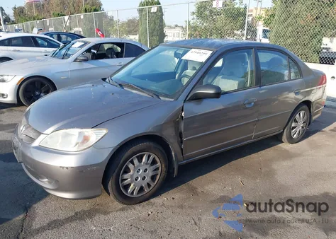 2004 Honda Civic Lx z USA, uszkodzony, nr VIN 2HGES16594H542841
